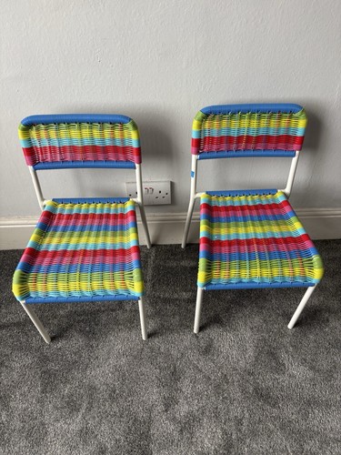 Pair vintage ikea färgglad - of,
