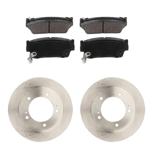 Front brake pads and rotors - brake,