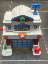 GEO TRAX Fisher Price TRAIN SET track set accessory Beamtown Fire Station