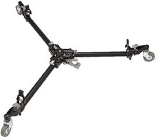 Manfrotto 181B Folding Dolly 3-Wheel Aluminium Tripod Dolly with Central Brake