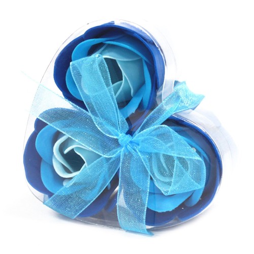 Set soap flower heart - flower, box