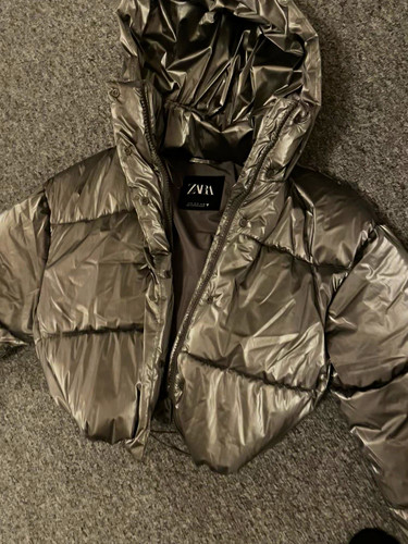 Zara women grey glossy - women's,