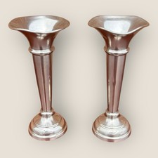 Early 20th Century Pair Of Small Solid Silver Candlesticks