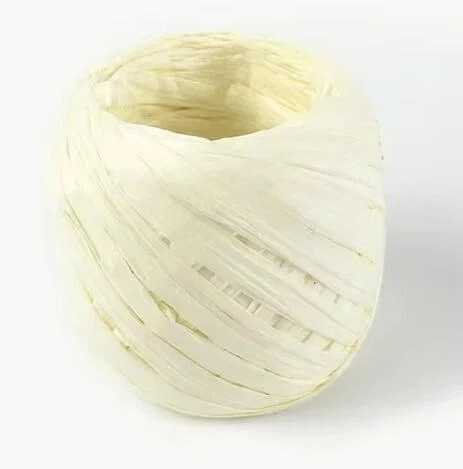 Paper raffia ribbon 66ft roll - paper,