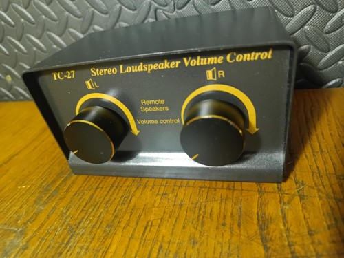 Stereo speaker volume - tc-27,