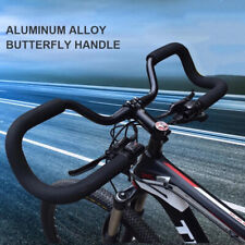 Bike Butterfly Bicycle Handlebar Aluminum Alloy Black Handlebar and Grip