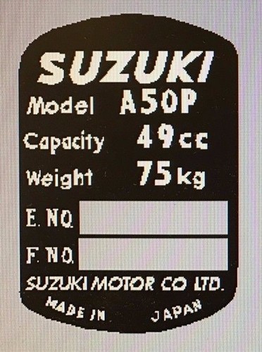 Suzuki a50p headstock frame - headstock,