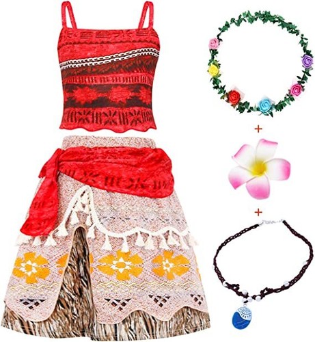 Girls moana costume - girls,