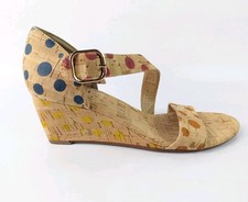 VANEli Cork Wedge Heel Sandals