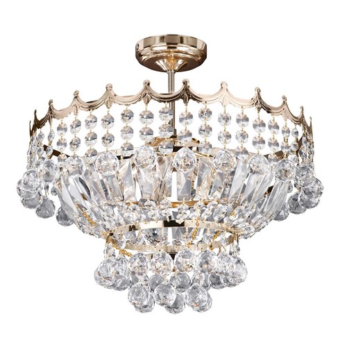 Light gold crystal - 5,