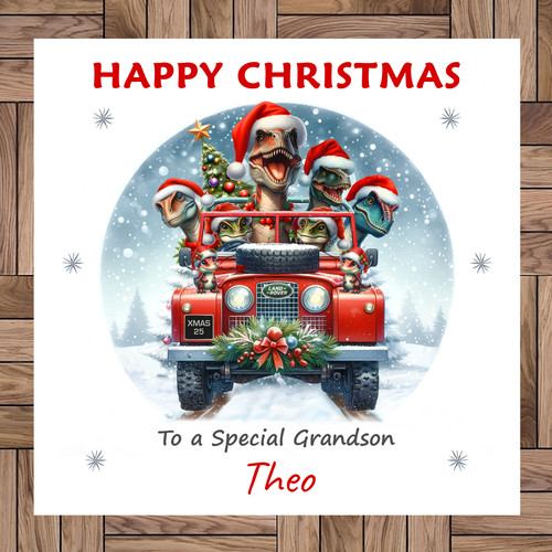 Personalised christmas card - personalised,