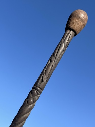 Vintage carved african wooden - vintage,