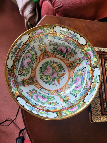Chinese hand painted rose - hand,