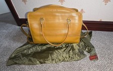 Elvis & Kresse Large Post Bag Yellow Reclaimed Fire Hose