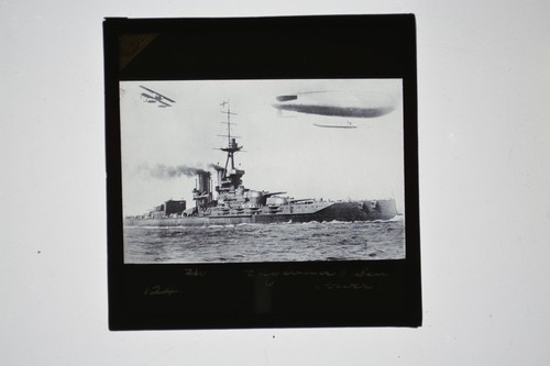 Battleship biplane airship - battleship,
