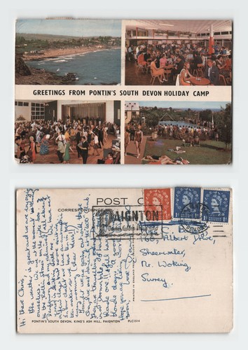 Vintage postcard pontin - vintage, pontin's