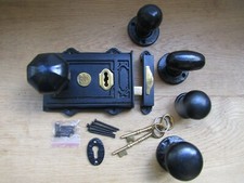 Cast iron Door rim knob & Rim