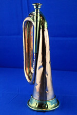 VINTAGE COPPER AND BRASS BUGLE