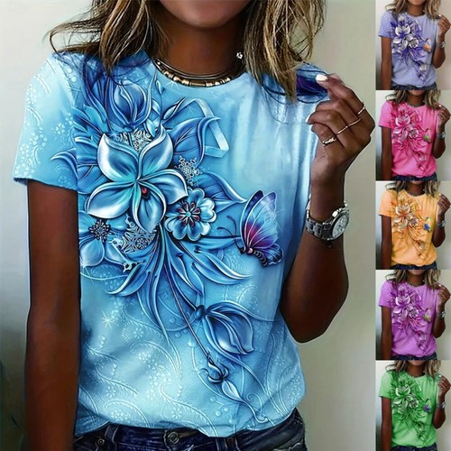 Ladies print tops blouse - tops,