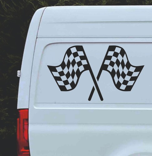 Chequered flag racing - flag, car