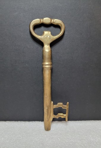 Vintage brass skeleton key - vintage,