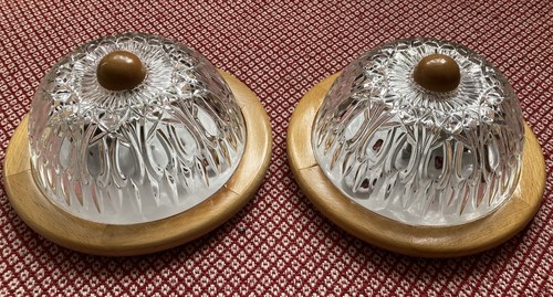 Pair vintage plafon flush - vintage, plafon-flush