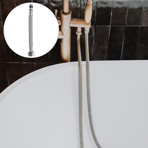 Silver stainless steel braided - stainless,