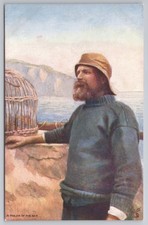 Fisherman in Sou'wester by