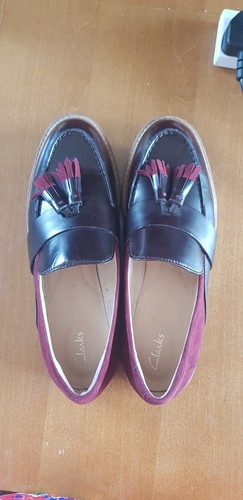 Clark womens tassle loafers - clark,