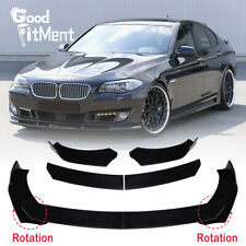 For 5 Series E60 E61 F10 Gloss Black Front Bumper Lip Splitter Spoiler Diffuser