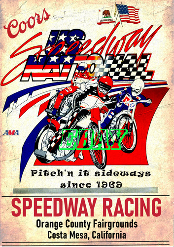 Speedway usa racing vintage - speedway,