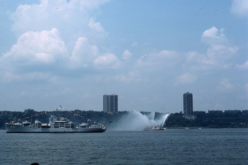 Fire boats shooting - fire, as