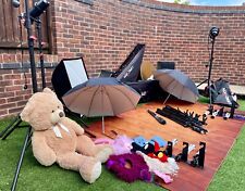 Photography Lighting Studio Kit with 3 x Lencarter Professional Flash Strobes