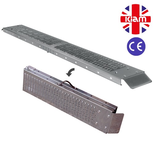 Two folding ramps steel - two,