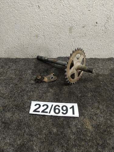 Pedal shaft and - pedal, chain