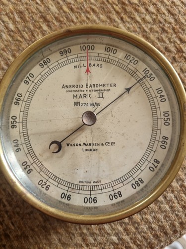 Aneroid barometer mark by - barometer,