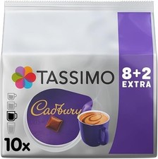 Tassimo Cadbury Hot Chocolate Pods Pick From 5, 10, 20, 30, 40, 50, 100 T-Discs