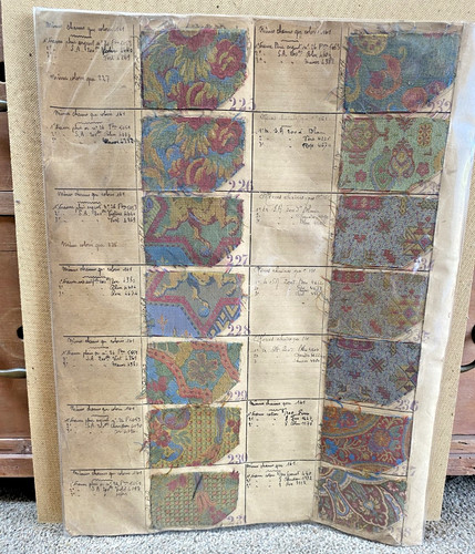 Original french fabric sample - original,