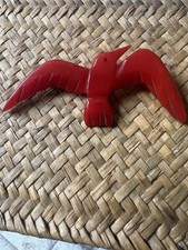 Vintage Red Bakelite Bird/