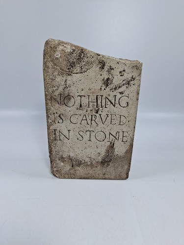 Nothing carved stone - nothing, is