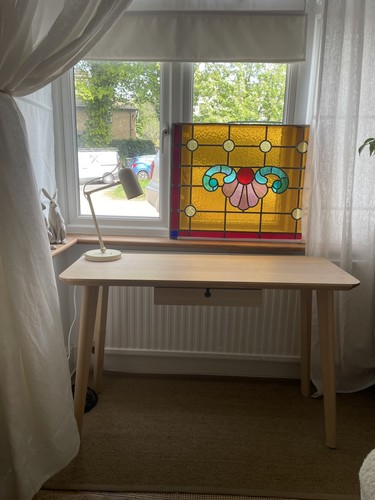 Ikea ash lisabo desk rrp - ash, £150