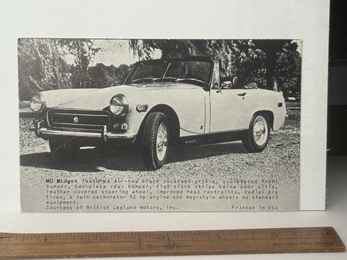 Vintage 1970s midget photo - mg,