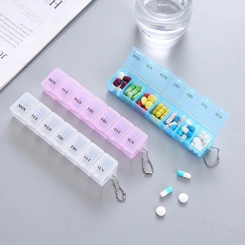 Day pill box holder tablet - pill,