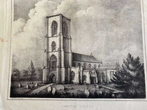 Lithograph m coote - g,