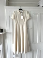 Roland Mouret Cream Cady Dress