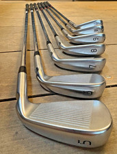 Ping i530 Irons 5-UW. Blue Dot. Left Handed. KBS Shafts Regular. 