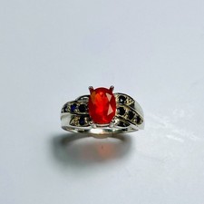 Natural Mexican Fire Opal 925
