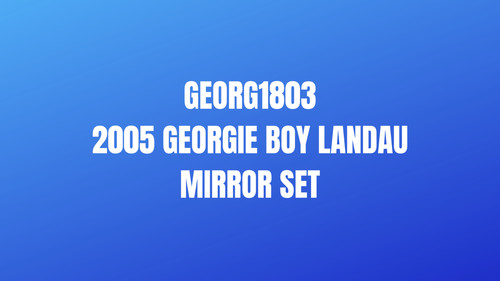 Georg1803 2005 georgie boy - georg1803,