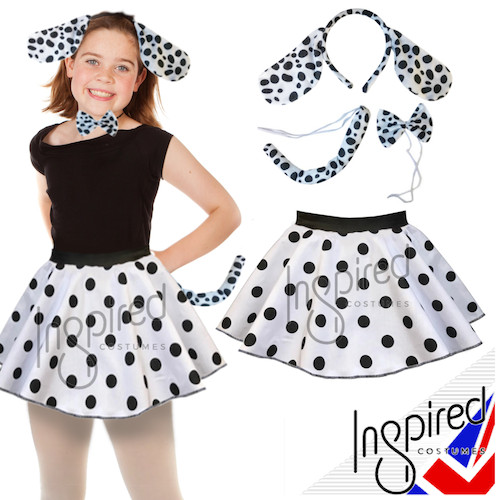 Girls dalmatian costume 101 - girls,
