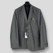 WILLIAMS & BROWN Mens Charcoal Suit Blazer Jacket Regular Fit SIZE 48L NEW